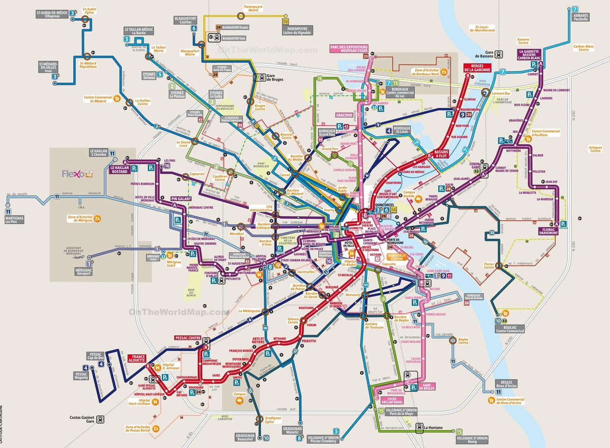 Bordeaux transit göster