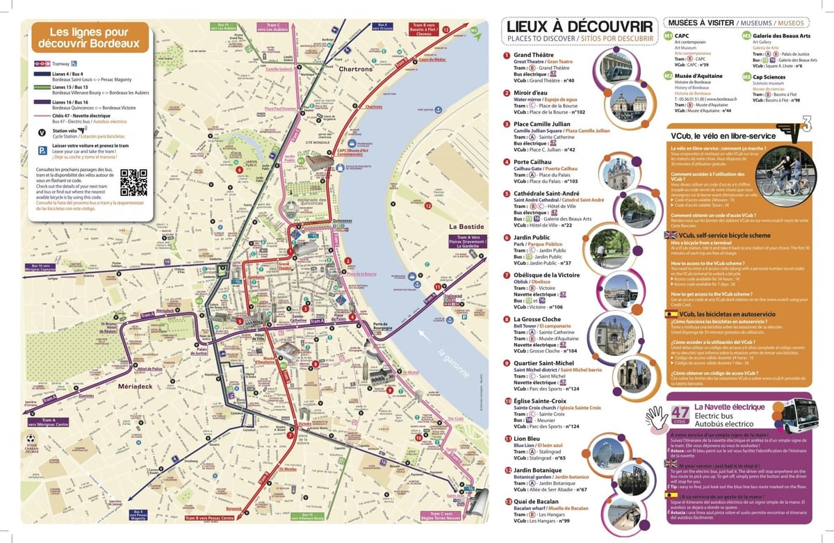 Bordeaux turistik haritası pdf