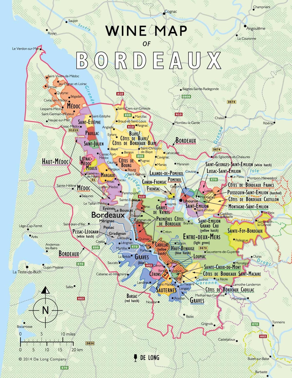 Bordeaux üzüm bağları göster