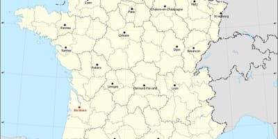 Bordeaux Belediye harita