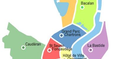 Bordeaux haritası mahalle