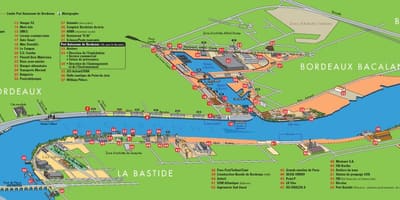 Bordeaux Limanı haritası 